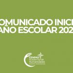 COMUNICADO INICIO AÑO ESCOLAR 2021