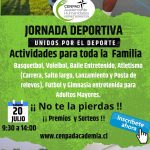 Jornada Deportiva CENPAD, Julio 2024
